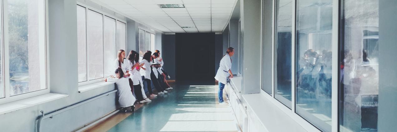 Grupo de trabajadores sociosanitarios