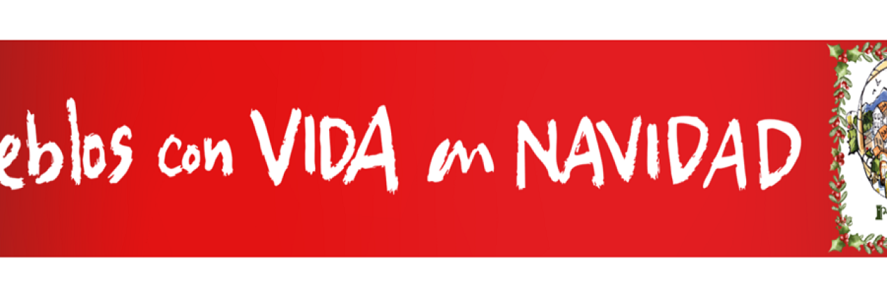 Cartel pueblos en Navidad