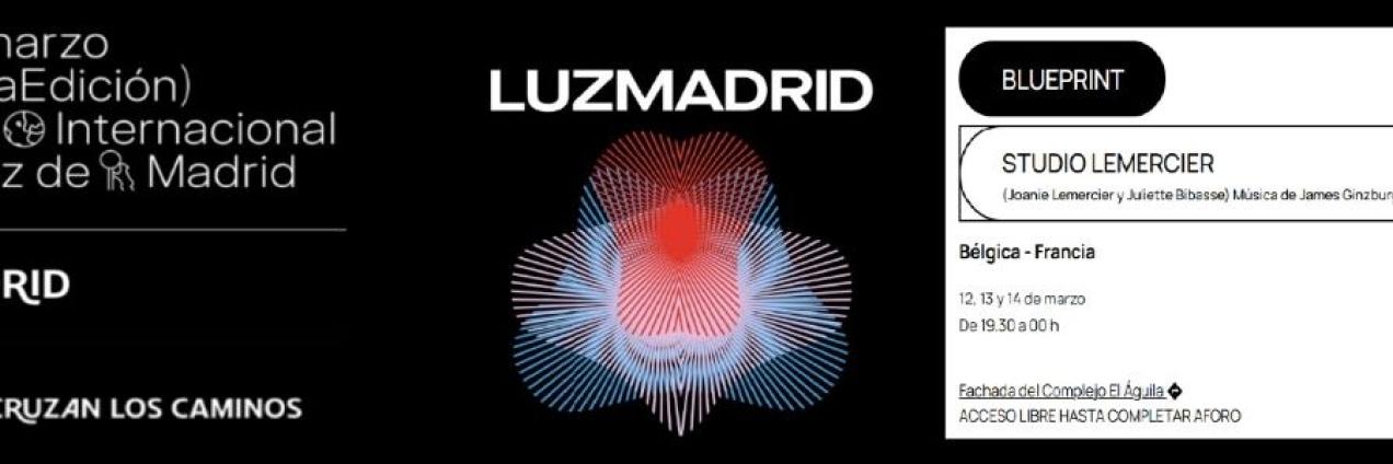 Cartel anunciador Luz Madrid 2026