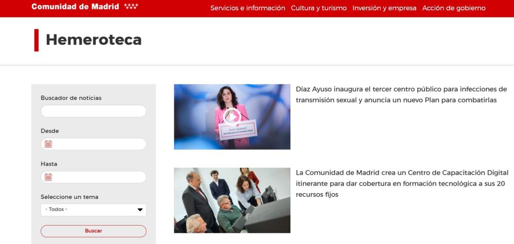 Buscador de noticias