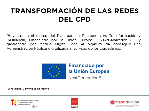 Cartel Transformación redes CPD