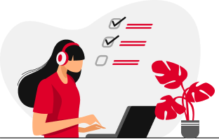 Ilustración administración digital