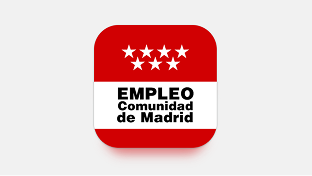 Logotipo aplicación empleo Comunidad de Madrid
