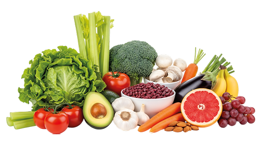 Imagen variada de alimentos