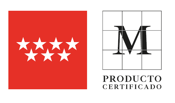 Logotipo de M producto certificado