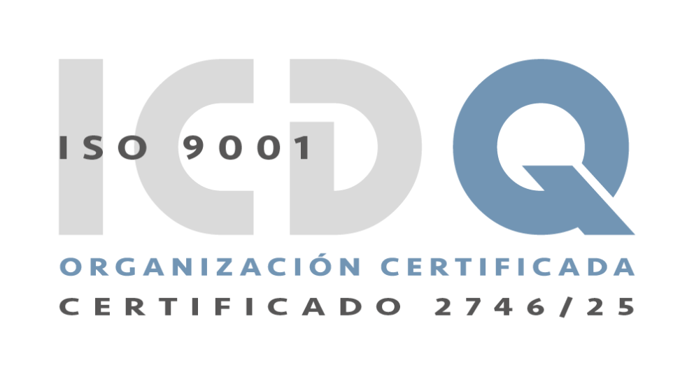 Certificadora ICDQ ISO9001 Certificado 2746/25