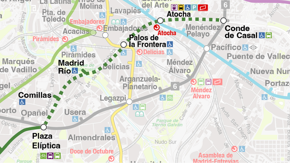 Recorrido ampliación línea 11