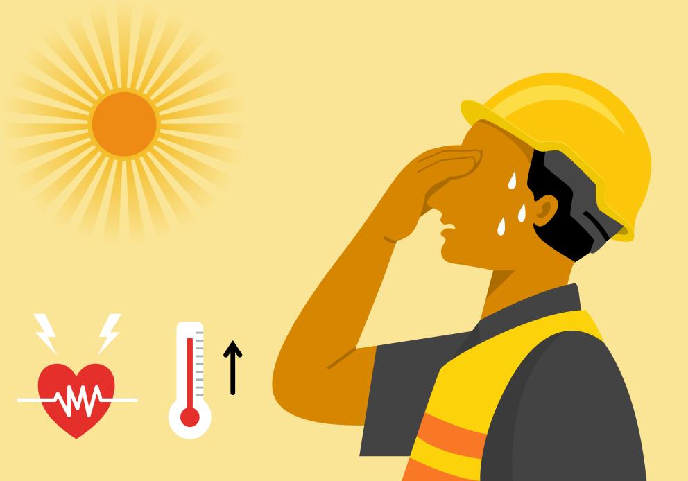 Daños para la salud exposición al calor