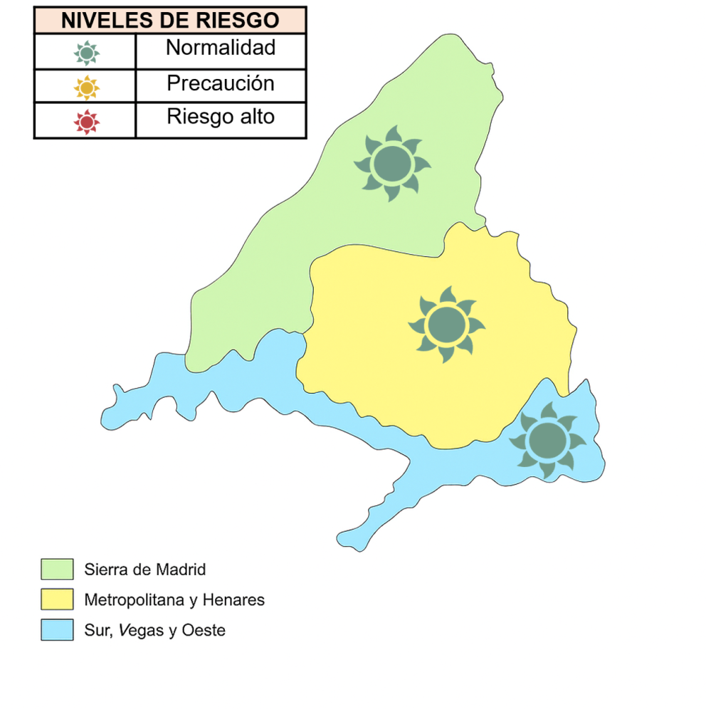 Mapa niveles de riesgo
