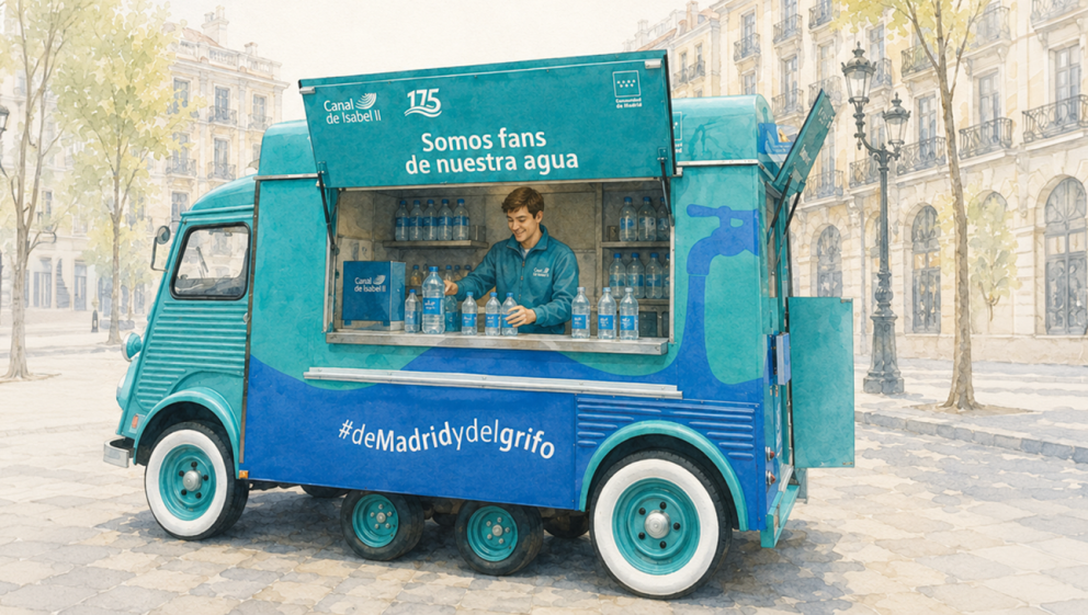 Refuerzo de distribución de agua en el Viaje Apostólico del Papa León XIV a Madrid