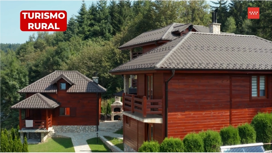 imagen de casas rurales de madera