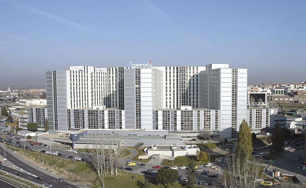 Panorámica general del Hospital Ramón y Cajal (Madrid)