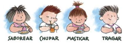 dibujo de niños lavándose los dientes 