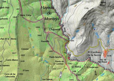 Ubicación del Centro de educación ambiental Hayedo de Montejo
