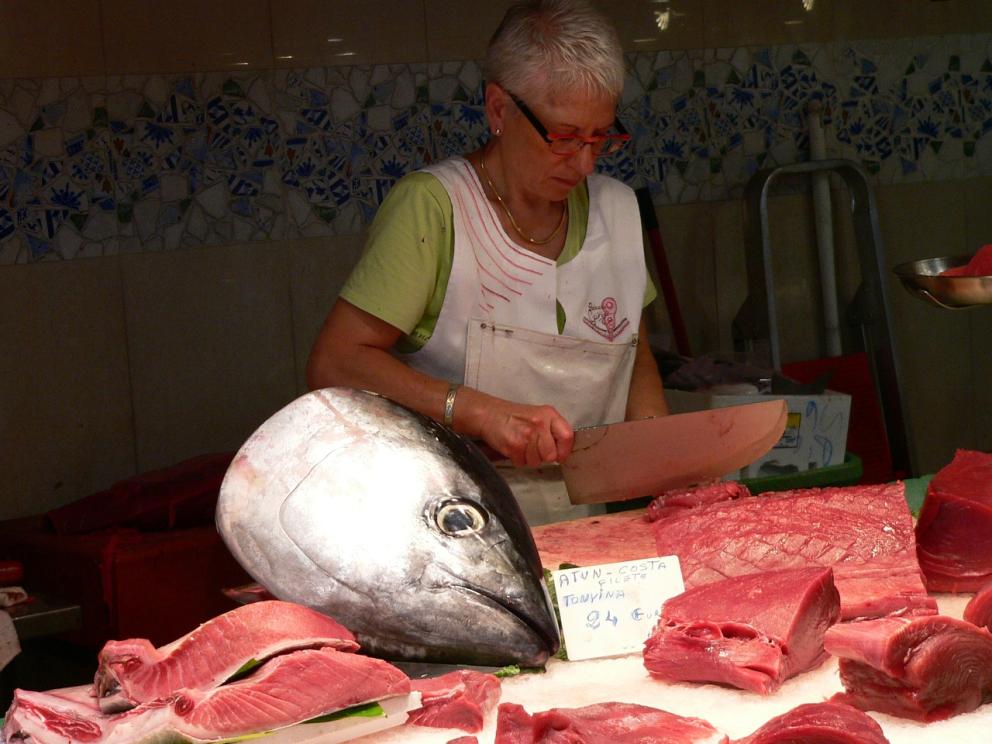 Despiece del atún