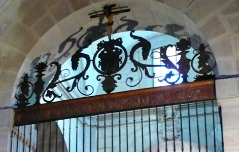 Reja de la capilla de la Anunciación o de Hernán López de Segovia