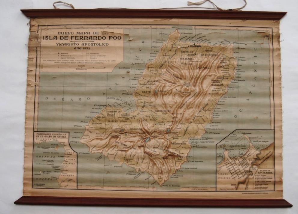 Nuevo mapa de la Isla de Fernando Poo
