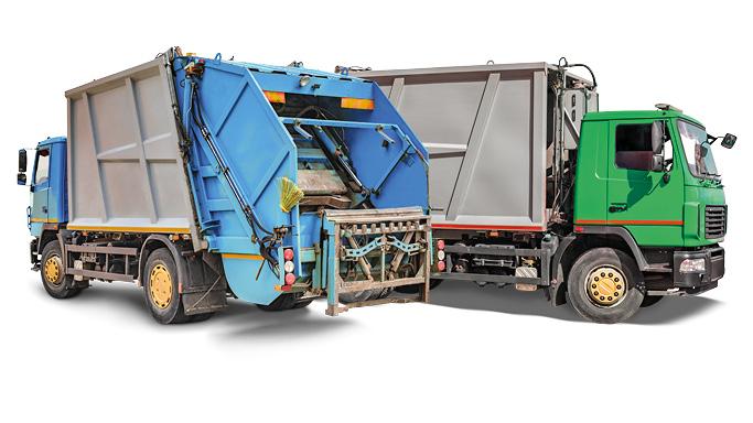 imagen de dos camiones