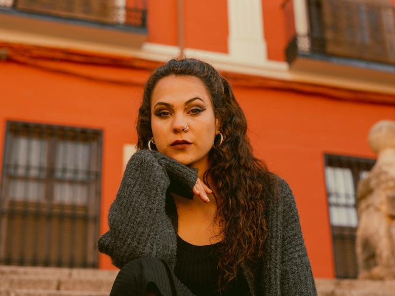 Fotografía de la artista