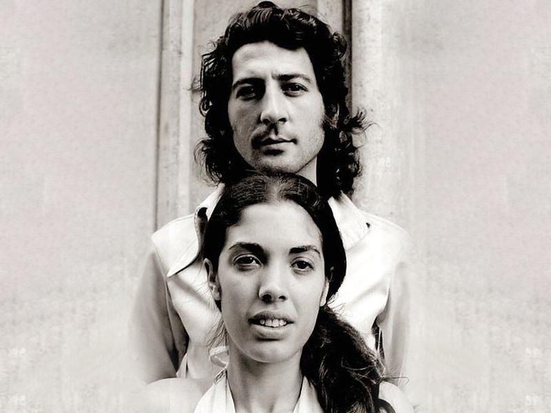 fotografía antigua de ambos artistas