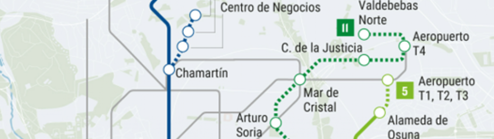 Proyección ampliación Línea 5 de Metro