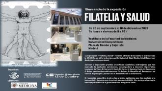 Cartel Exposición Filatelia y Salud