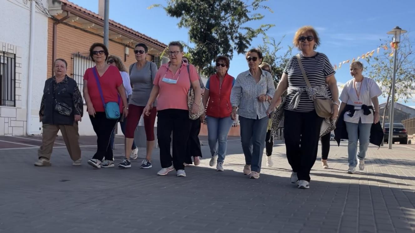 marcha con los profesionales en Villaconejos