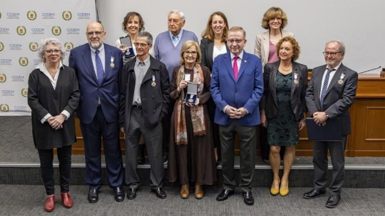 Profesionales de enfermería reciben la Cruz al Merito del CODEM