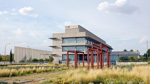 Building from the outside of the Blood Transfusion Center