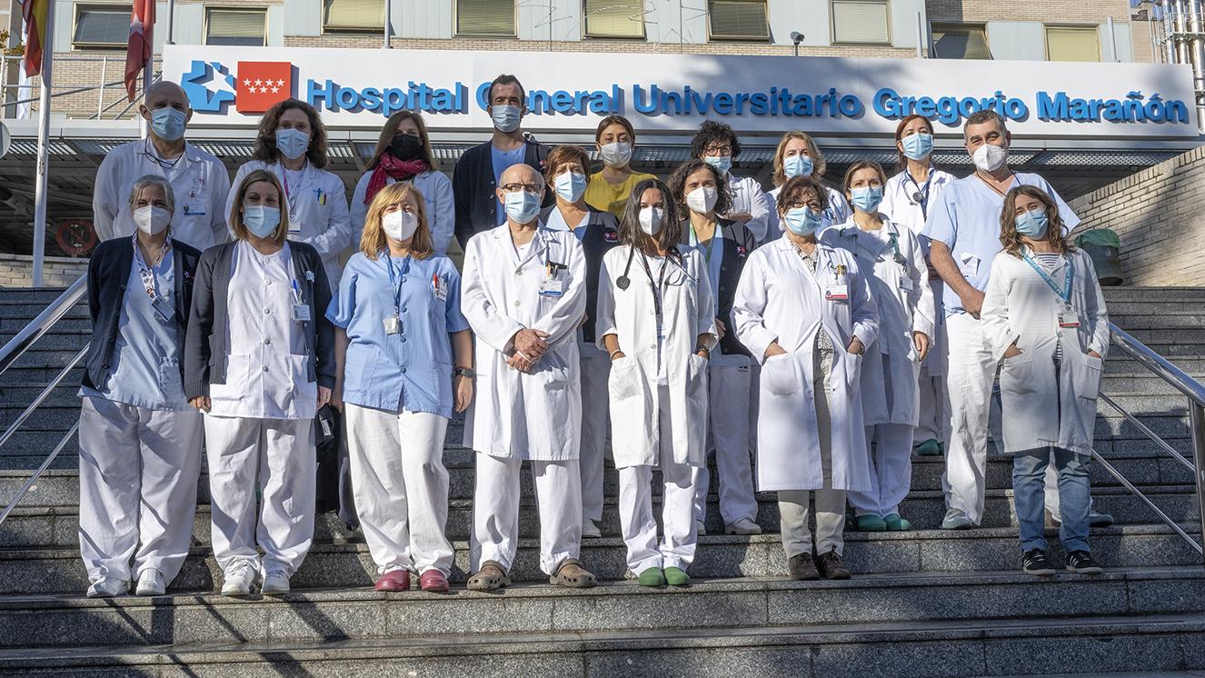 Equipo de profesionales de la Unidad de Cuidados Paliativos del Hospital Gregorio Marañón