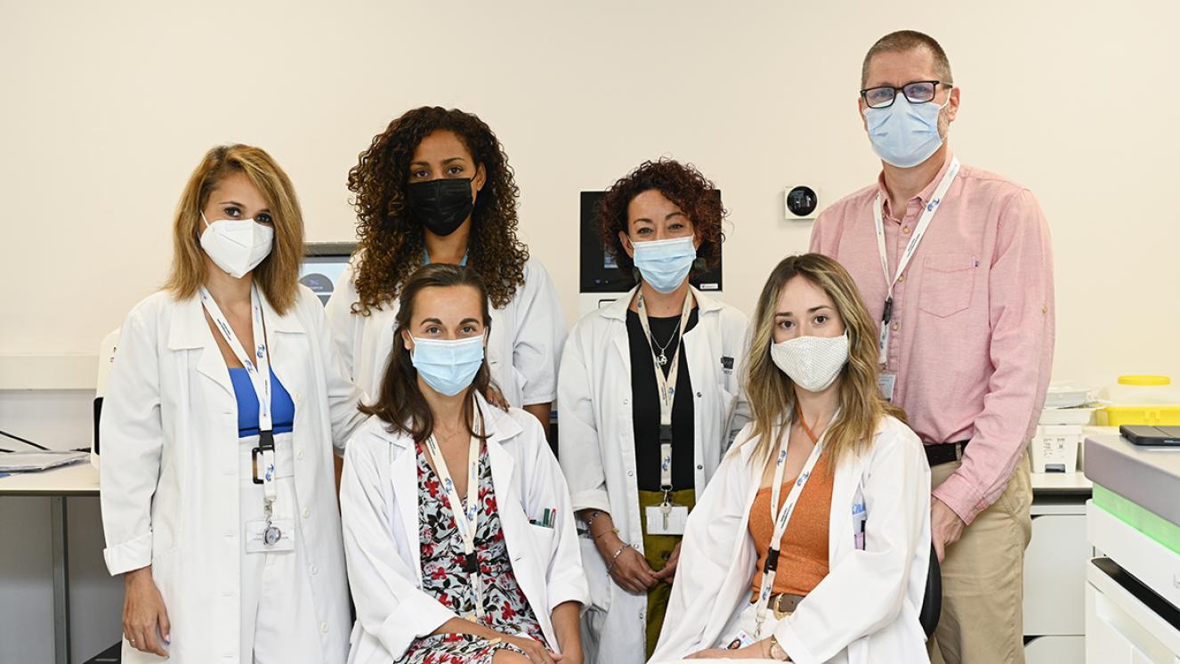 Equipo de profesionales de la Unidad de Genómica del Hospital Gregorio Marañón