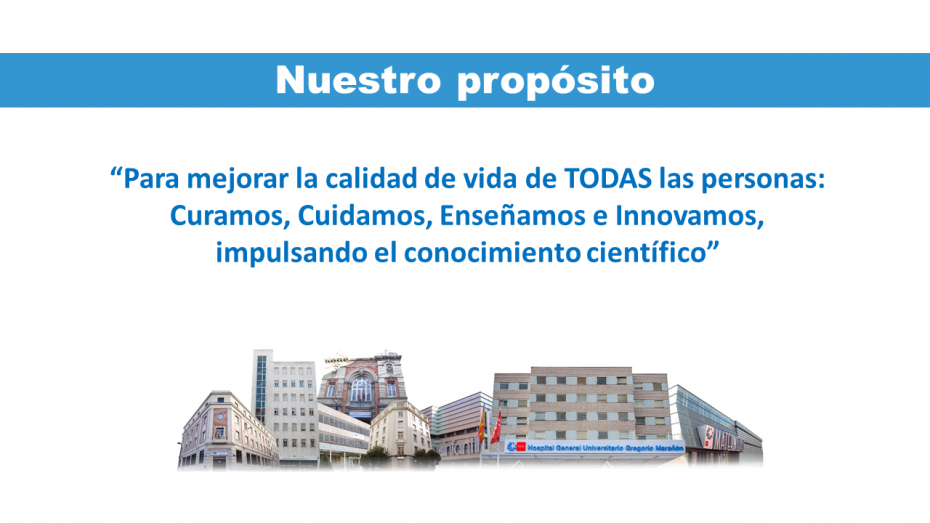 Propósito del Hospital General Universitario Gregorio Marañón