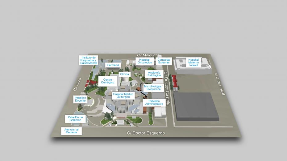 Plano Hospital General Universitario Gregorio Marañón