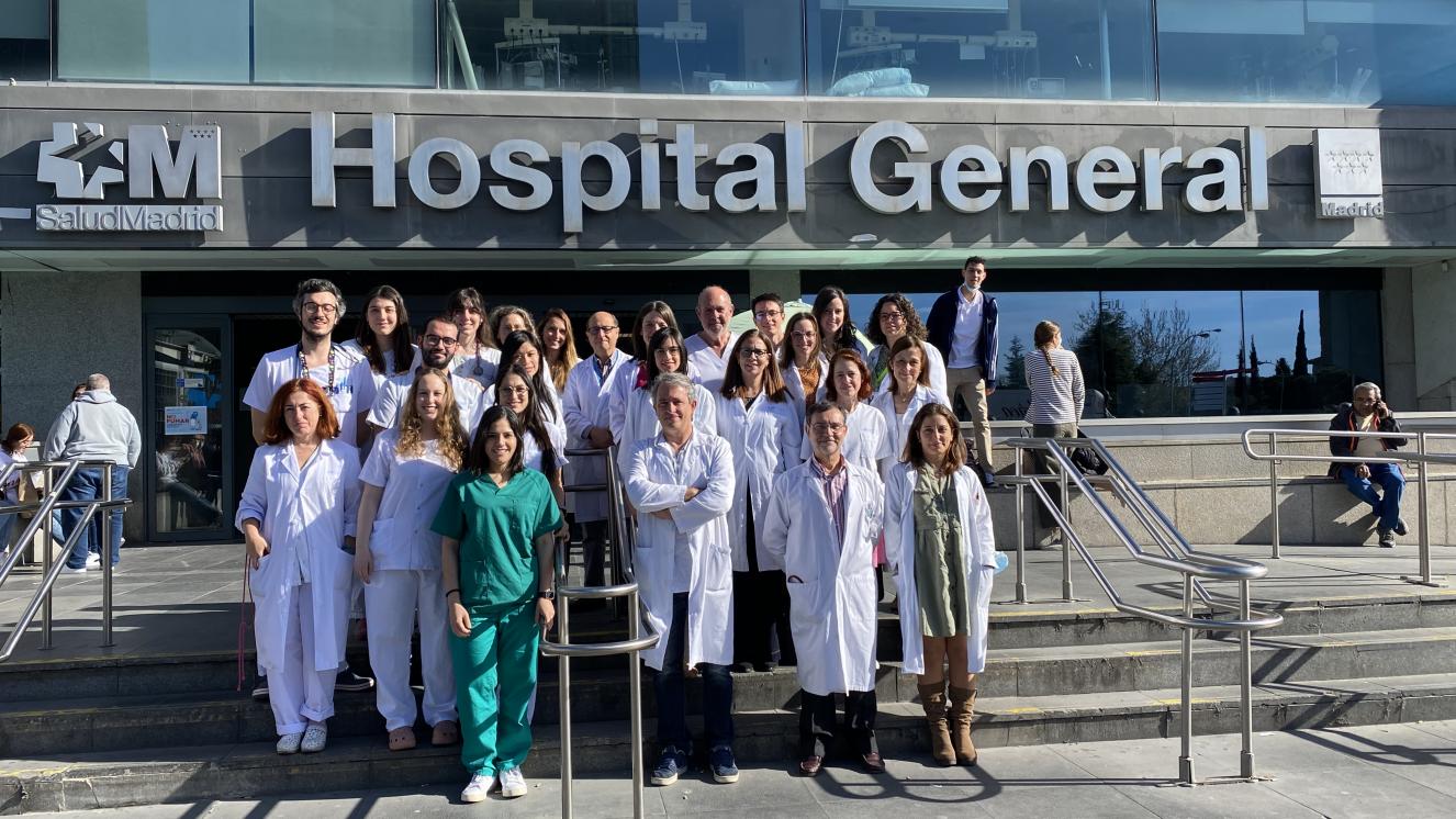 El equipo del servicio de Reumatología