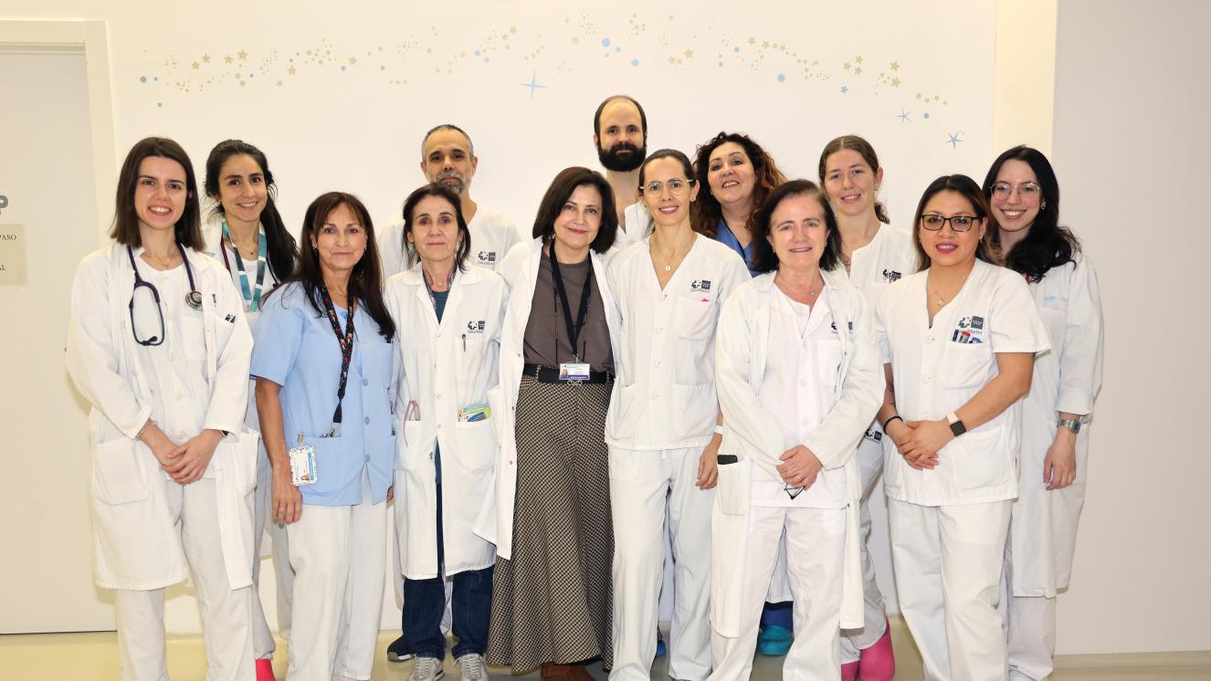 Equipo de la UCIP del Hospital Infantil Niño Jesús