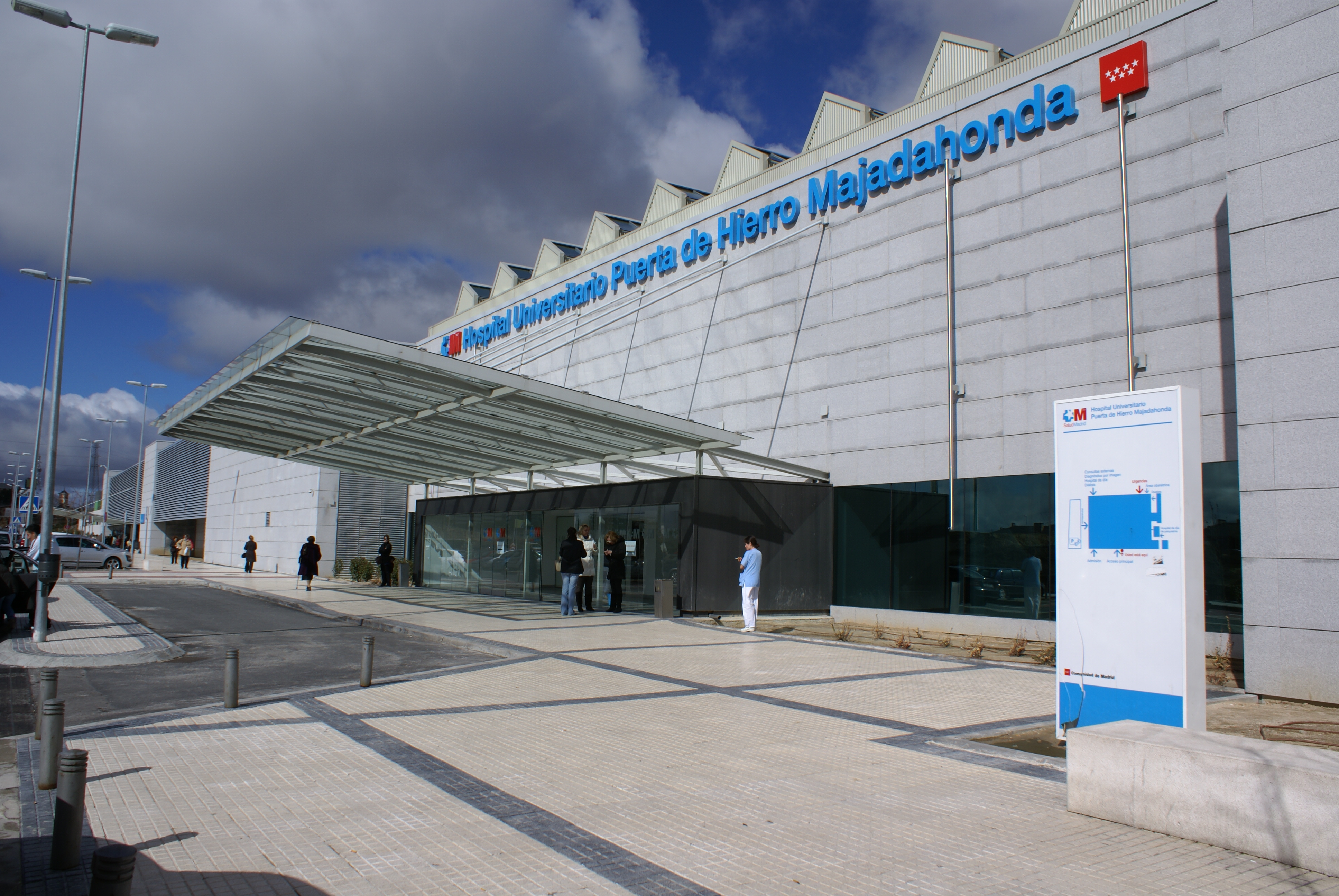 Foto de la entrada del hospital