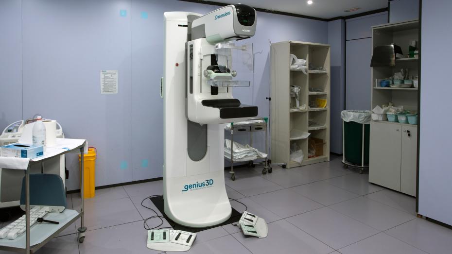 Consulta de Mama con un Mamógrafo
