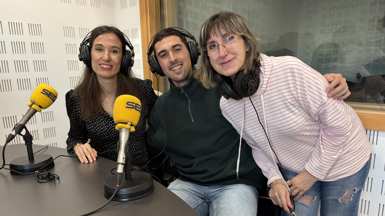 Nagore Lois, Álex Barrera y Montse Pellitero en Hoy por Hoy Madrid Sur - Escuela de Pacientes - Taller Hábitos Saludables