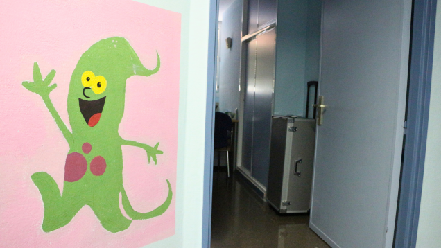 Habitación de Pediatría del Hospital Severo Ochoa