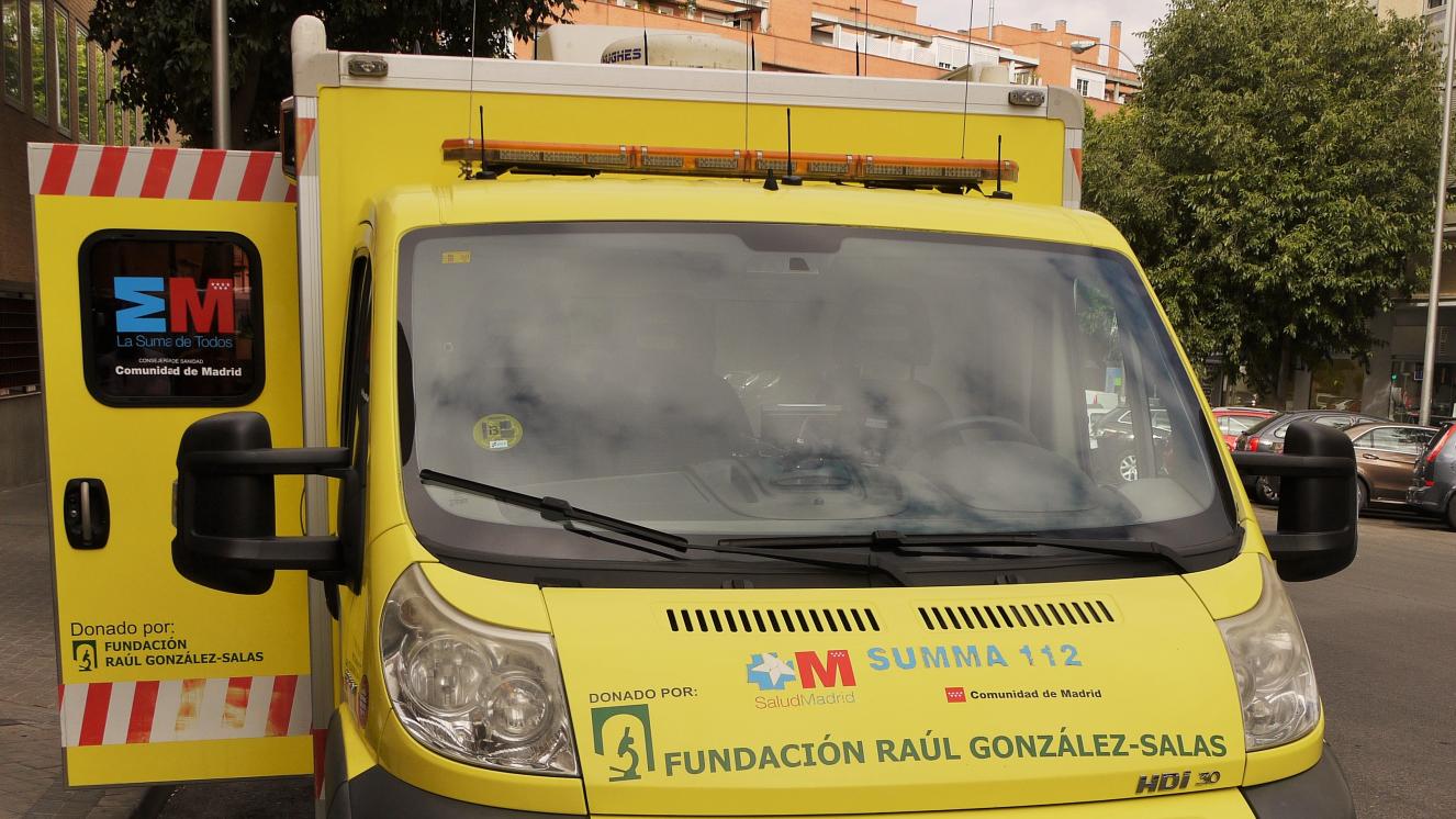 Frontal del Vehículo de comunicaciones del SUMMA 112