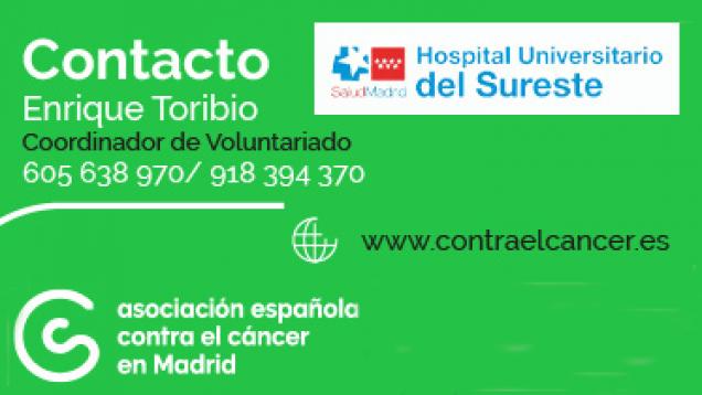 Tarjeta de contacto coordinador aecc en el HUS