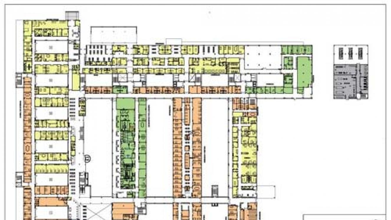 Planta baja plano de la planta baja del hospital