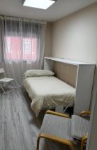 cama horizontal abatible de 105 x 200, a7a  frio y calor, televisor 