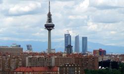 Paisaje urbano ciudad de Madrid