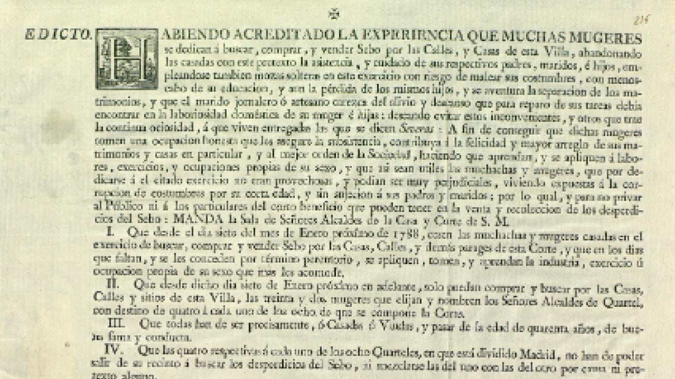 Detalle de la inicial grabada