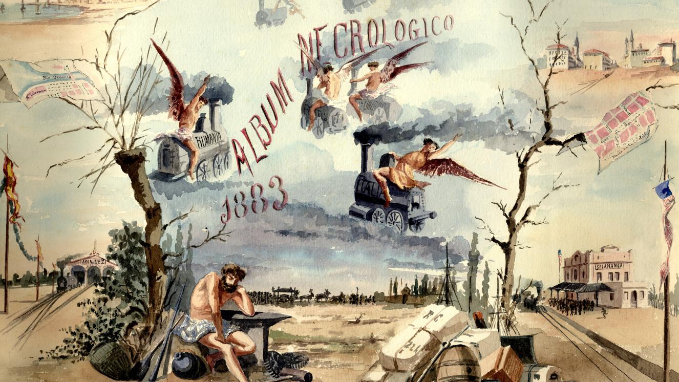  Álbum necrológico, 1883. Marqués de Salamanca