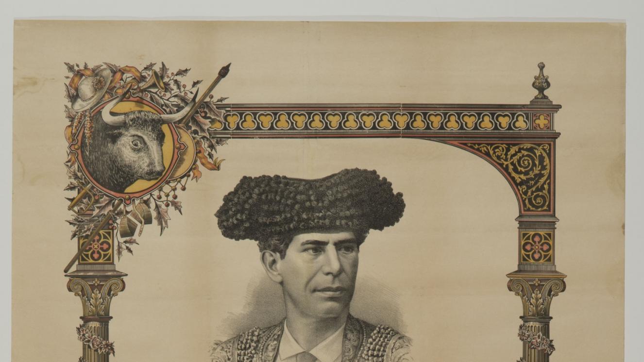 Cartel de la corrida de toros de despedida del torero Frascuelo (1890)