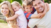 pareja con hijos