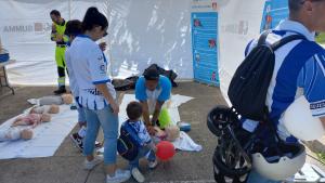 Imagen de los talleres de Reanimación Cardiopulmonar del SUMMA 112 en Leganés