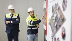 La Comunidad de Madrid conectará en junio las futuras estaciones de Comillas y Madrid Río con el avance de Mayrit en la ampliación de la L11 de Metro El consejero Rodrigo en las instalaciones de Noblejas